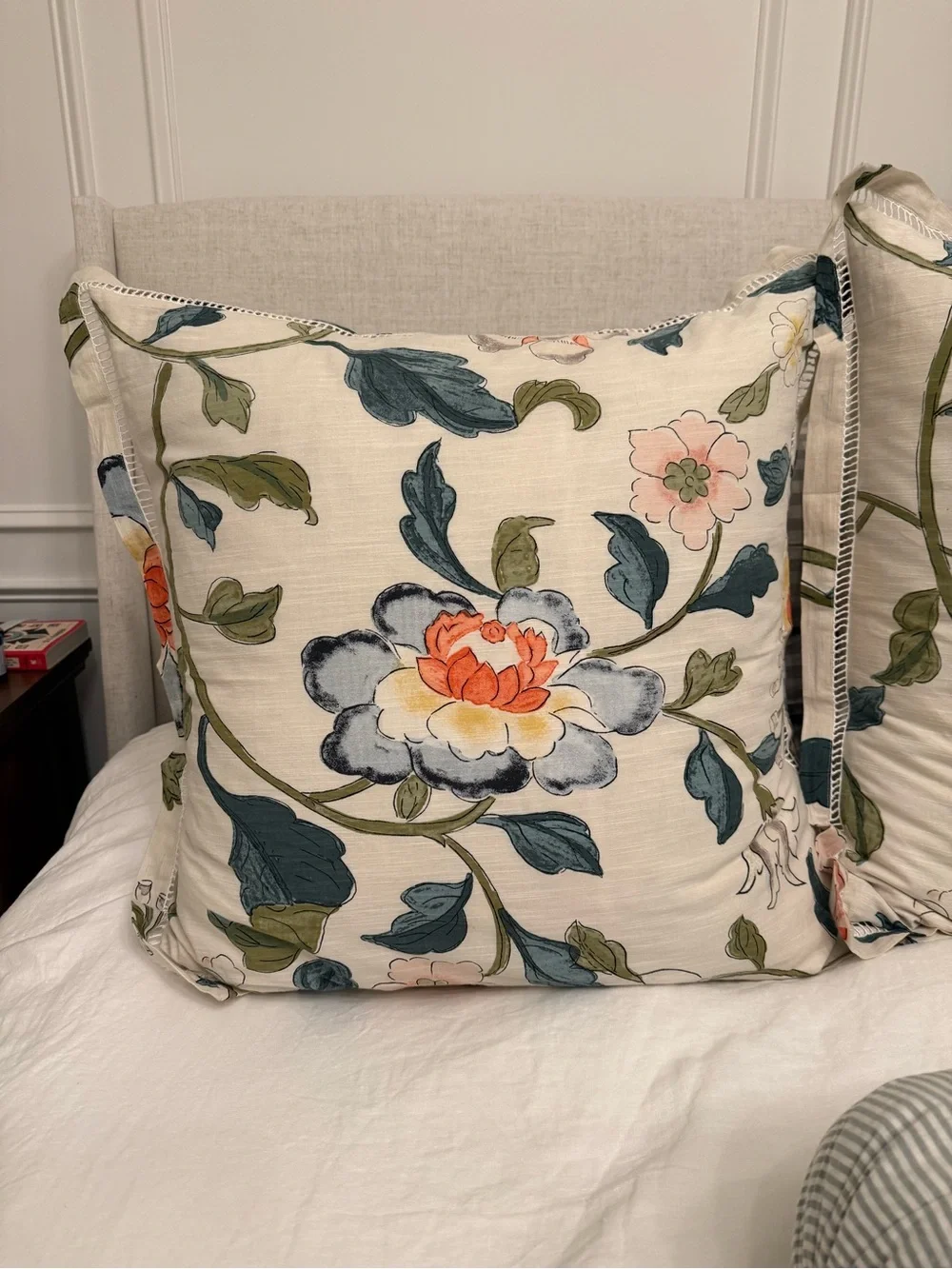 (3) Anthropologie Euro Sham 